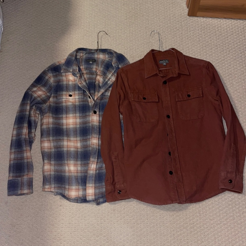 Set of 2 LL bean flannel shirts/jackets